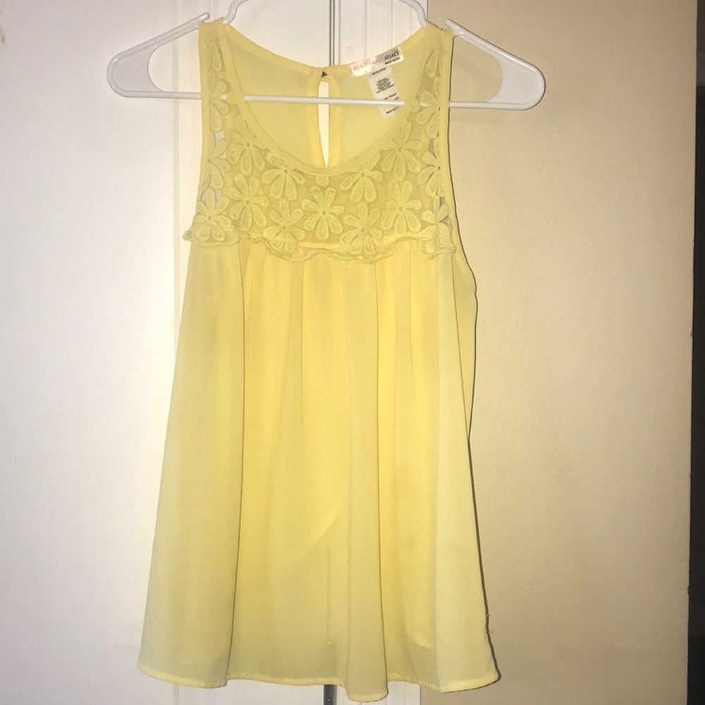 Yellow Agaci top